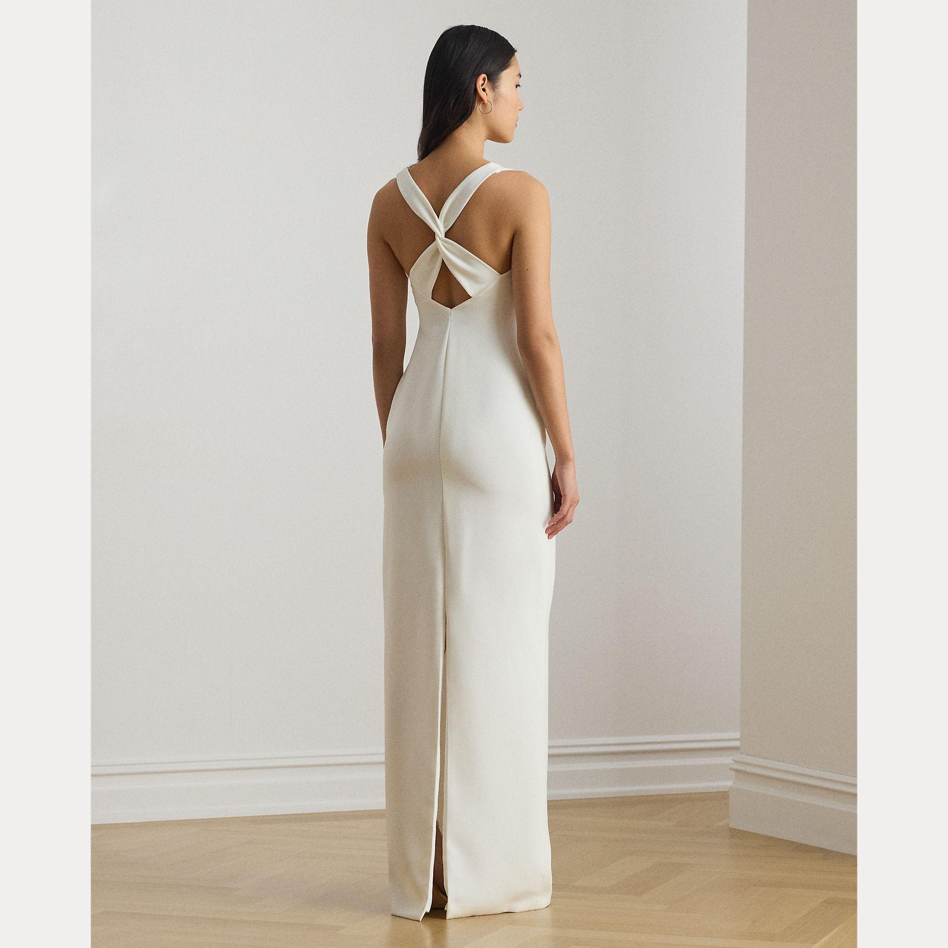 abito smanicato in crepe 253-P08933 001 LAUREN RALPH LAUREN 