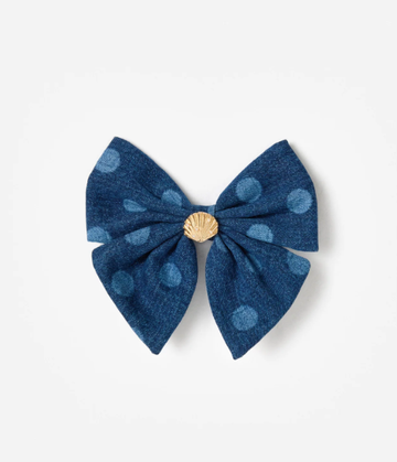 fiocco per capelli con pois 743-BL DENIM SELF-PORTRAIT 