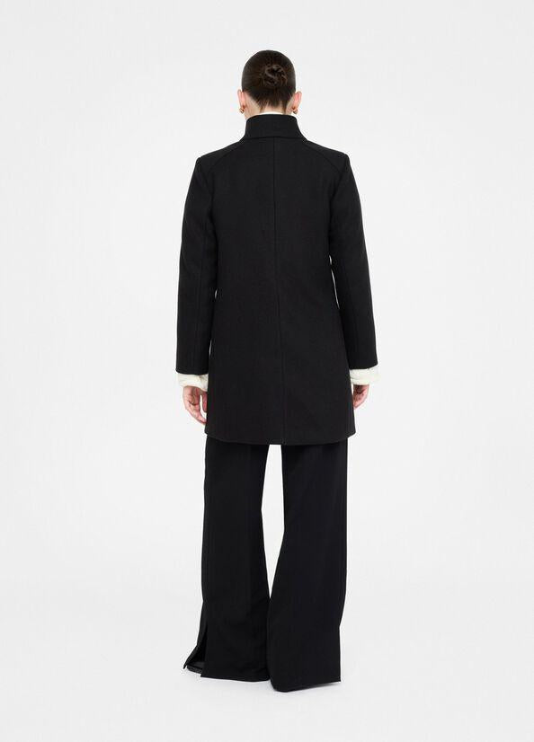 cappotto in panno double MF5119J4873 22222 LIU JO WHITE 