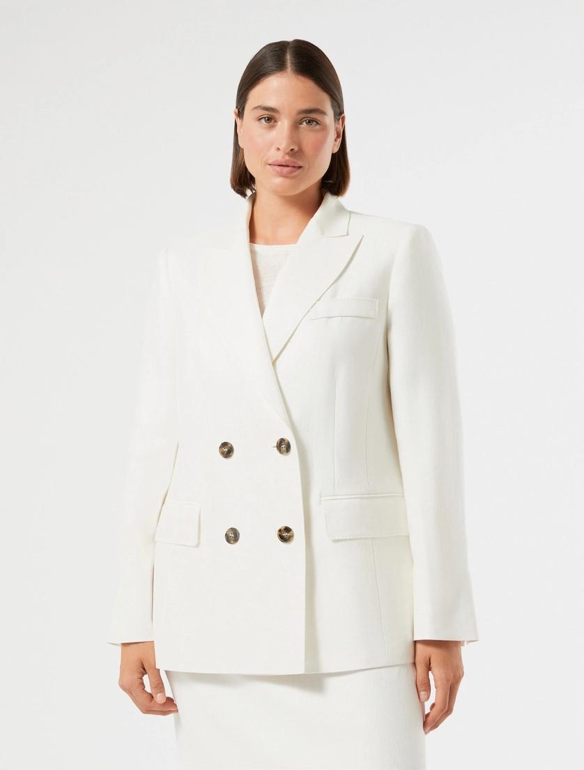 giacca blazer in lino MRNNEBIA 001 MARINA RINALDI 