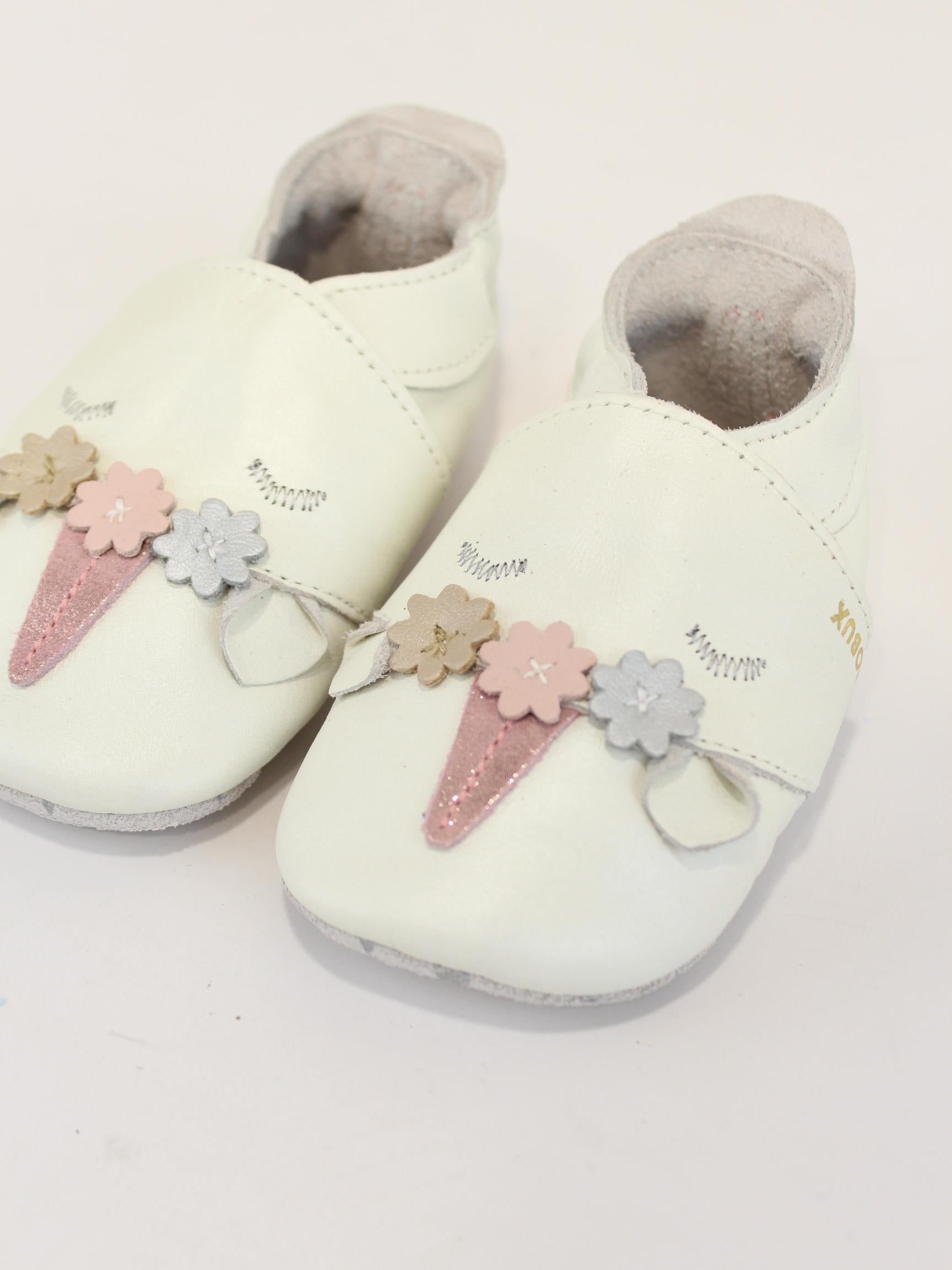 scarpa in pelle con applicazioni 1020-139-49 PEARL BOBUX 
