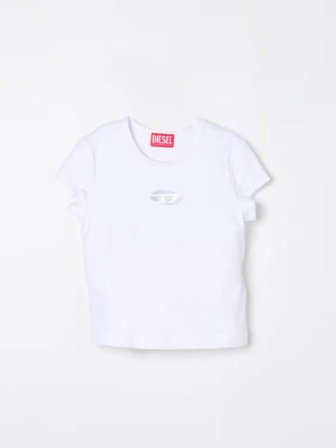 t-shirt con logo iconico J01830 0AFAA K100 DIESEL 