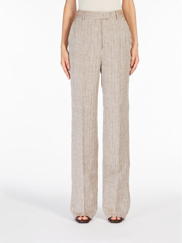 pantalone in lino melange SATIRA 004 MAXMARA 