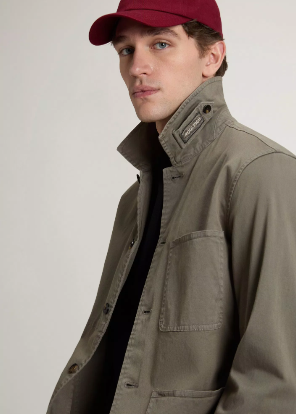 giacca a camicia chore in twill CFWOOS2042MRUT5262 6667 WOOLRICH 