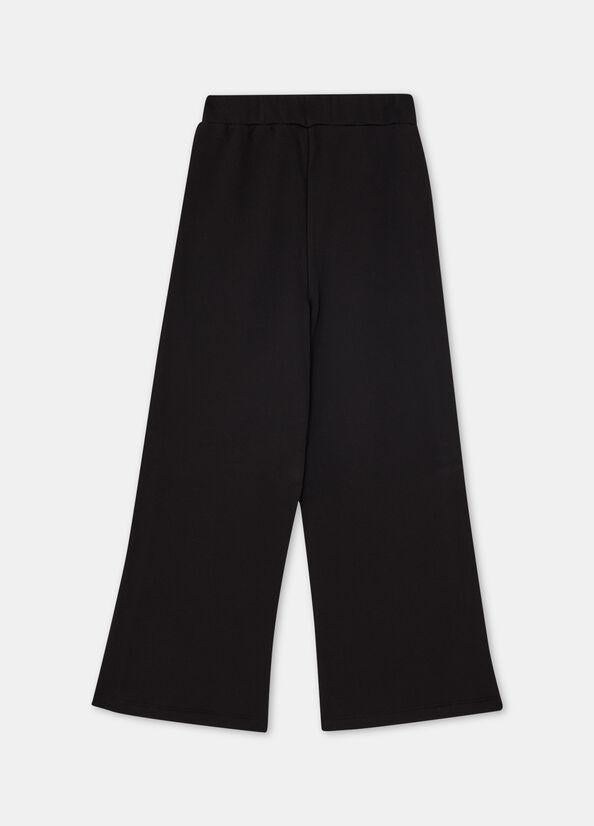 pantalone con stampa logo GF5005F0326 22222 LIU JO JUNIOR 