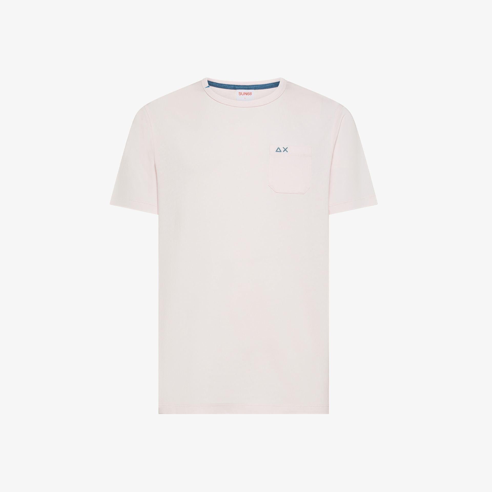 t-shirt pocket T36101 ROSA SUN68 