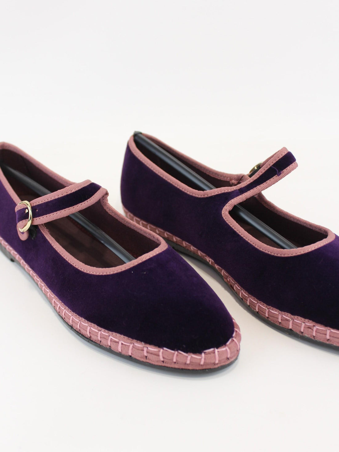 ballerina randle in velluto RANDLE BERENJENA FLABELUS 