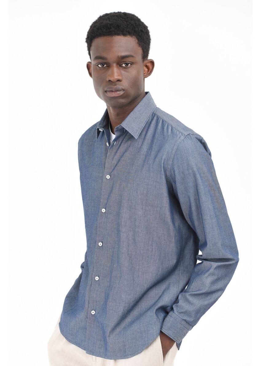 camicia in denim 3432E600LX 233392 88 MANUEL RITZ 