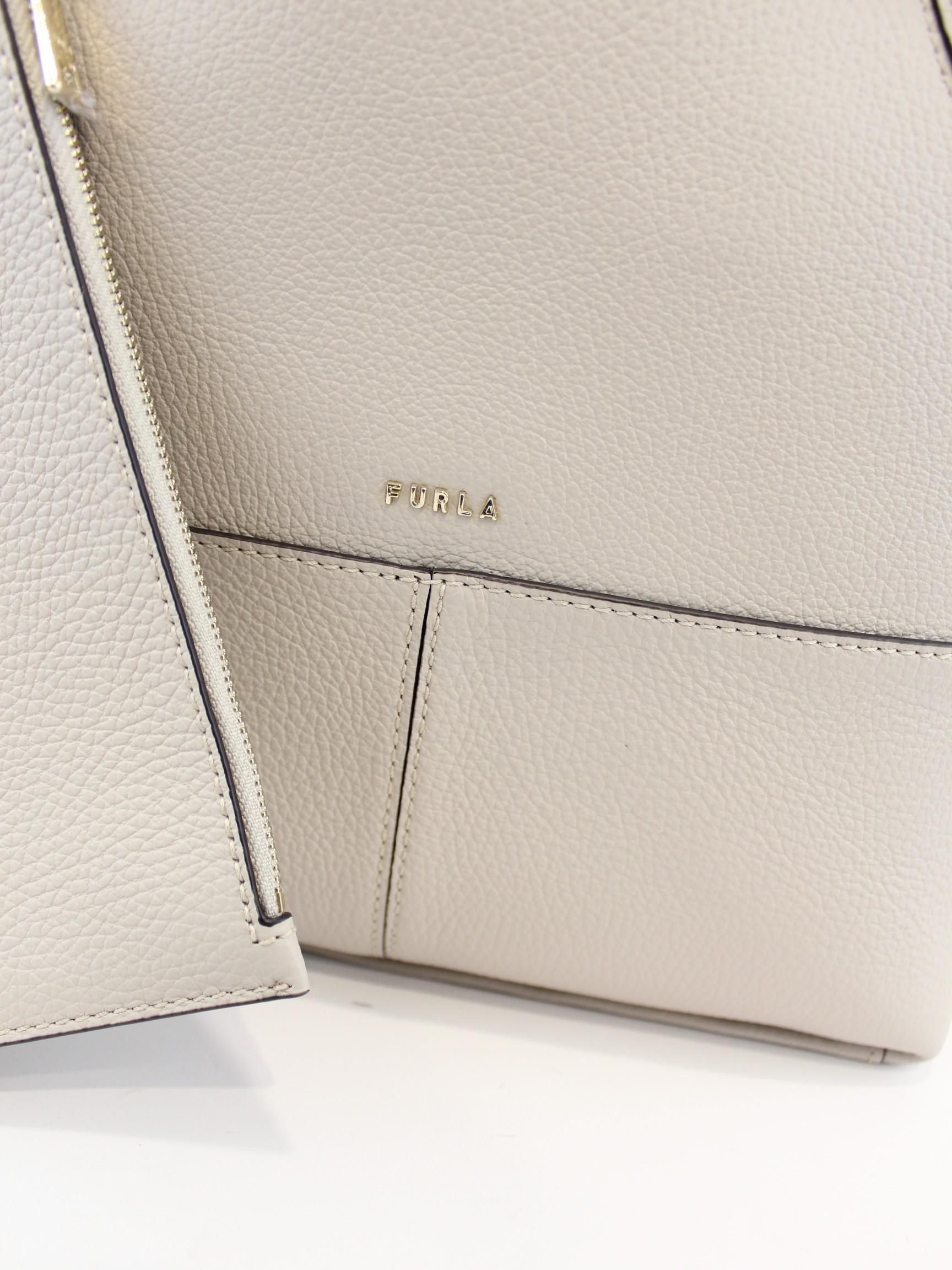 borsa tote con pochette WB01912 HSF000 VANIGLIA FURLA 