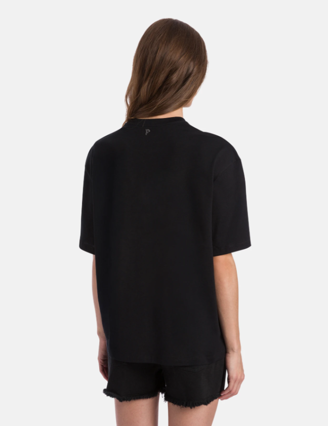 t-shirt girocollo regular DS074JF0350DXXX 999 DONDUP 