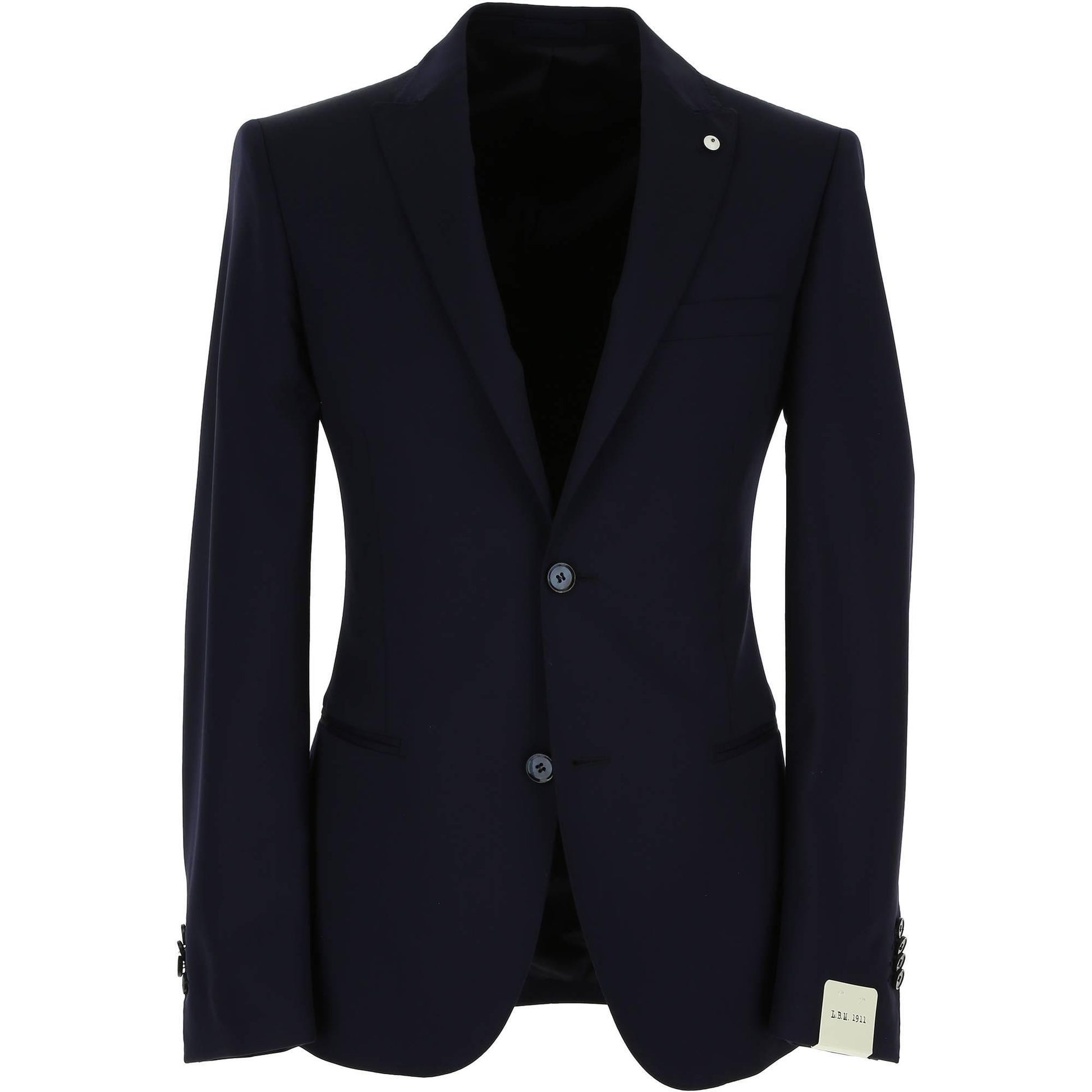 abito in lana vergine blu 3187 64215 04 LUIGI BIANCHI MANTOVA 