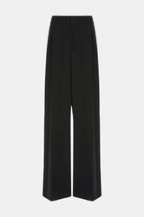 CARLAG pantaloni sartoriali ampi Nero