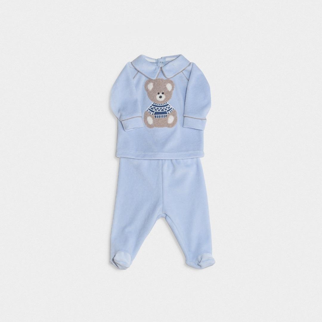 completino con orsetto LS1114 UNI LA SARTORIA DEI PICCOLI 