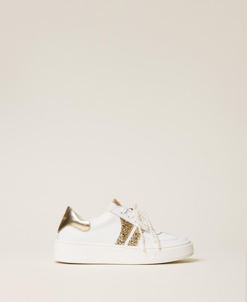 sneakers con glitter 261GCJ-012 13238 TWINSET GIRL 
