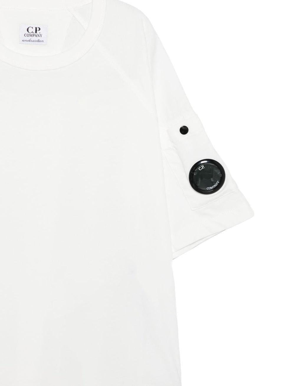 t-shirt con logo lente iconica CMM00RLAA17 10135 CP COMPANY KIDS 