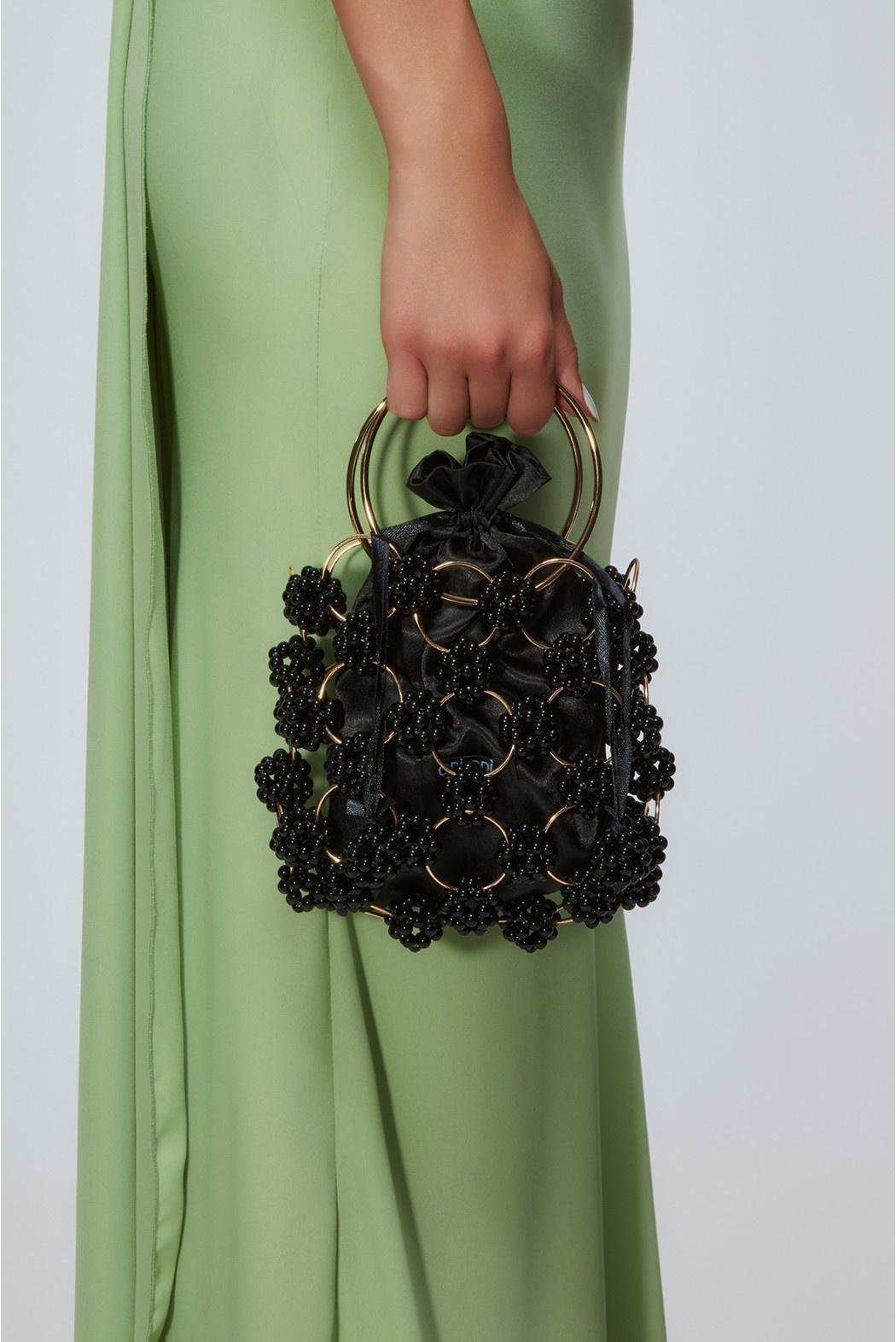 borsa mini gioiello MOROSITA 710S6 NERO-ORO ODI' ODI' 