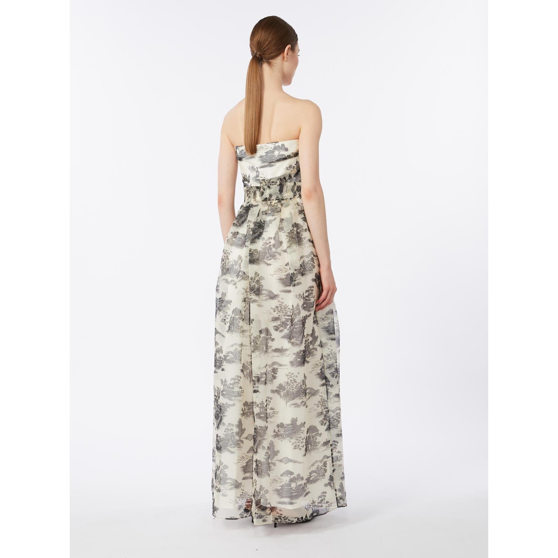 abito in organza di seta MSEDOMINIO 002 MAXMARA STUDIO ELEGANTE 