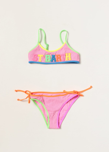 costume due pezzi con logo JAIDEN STRING 04676D MC2 SAINT BARTH 