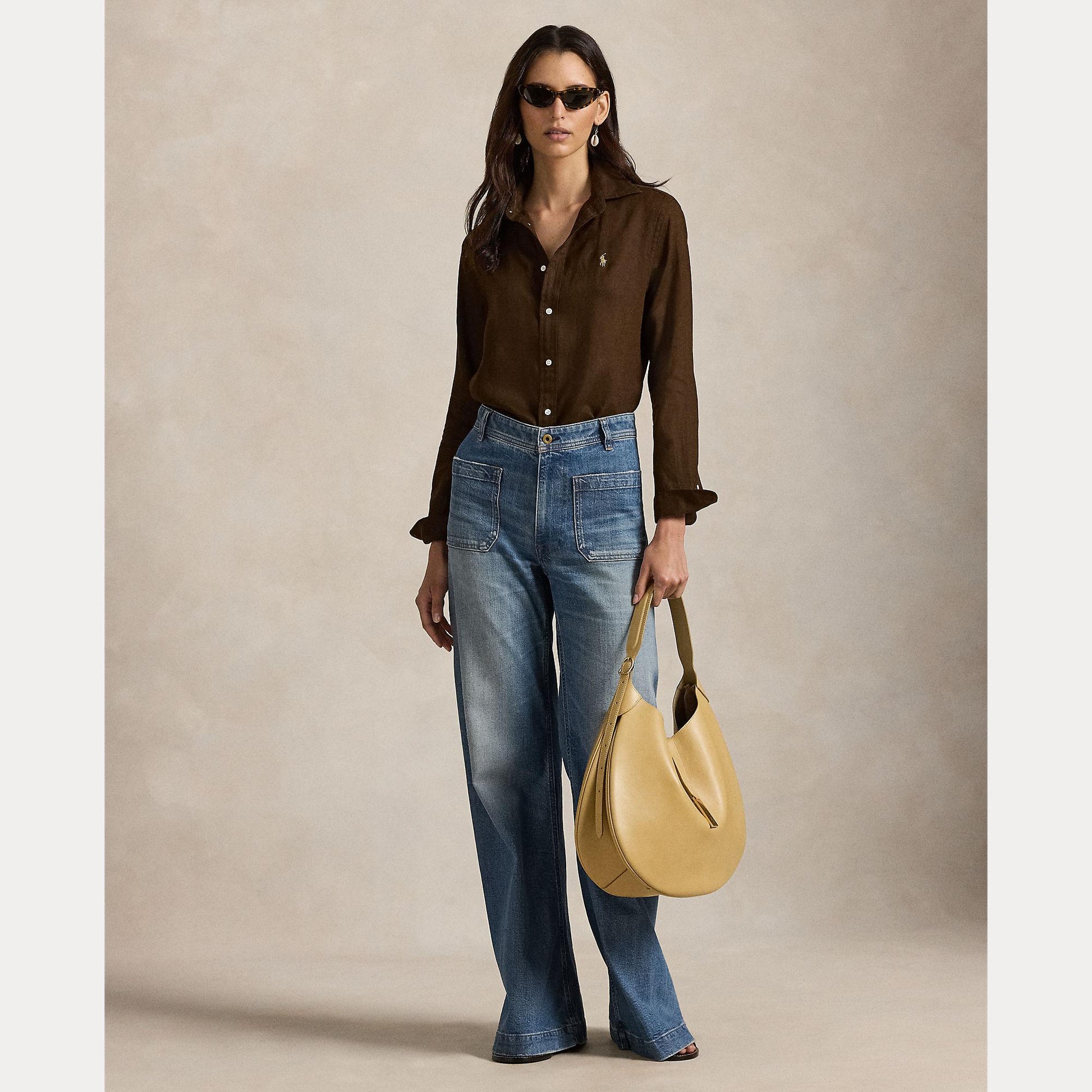 camicia in lino 211-970730 508 RALPH LAUREN POLO 