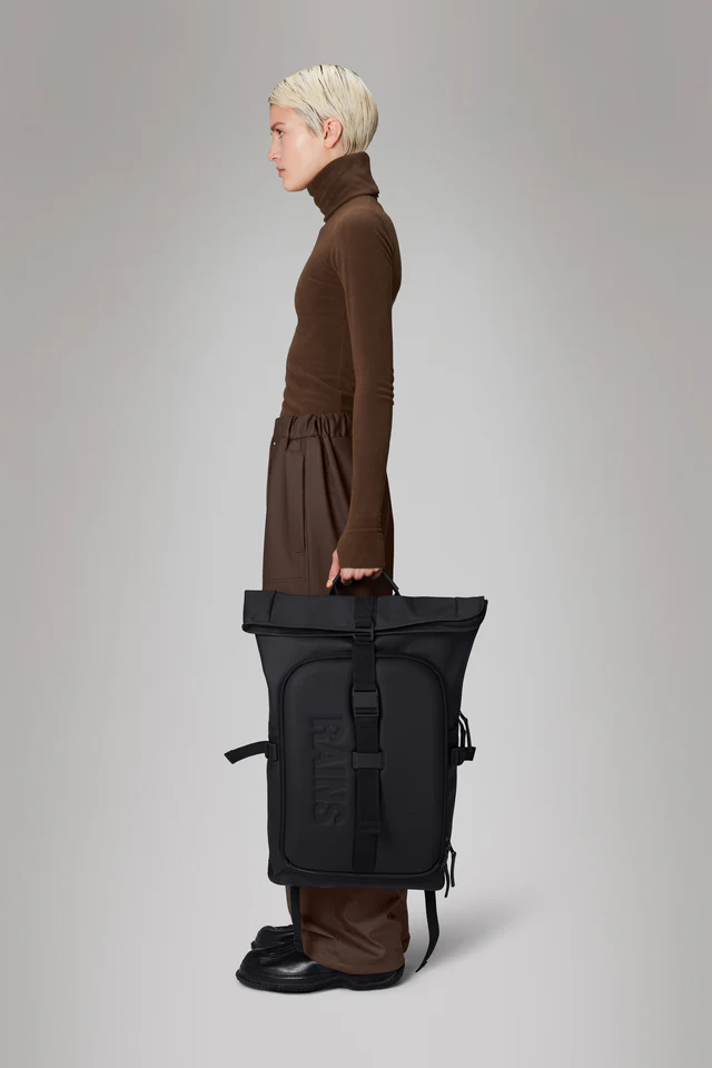 Rains texel moulded backpack 13430 BLACK RAINS 