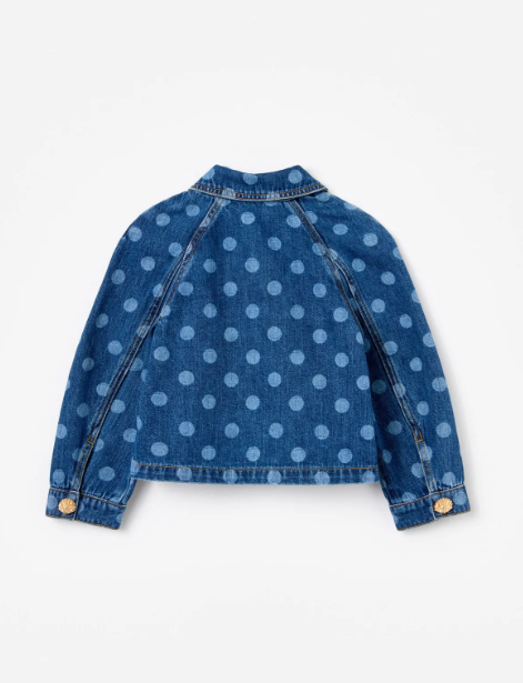 giacca in denim con bottoni conchiglia 703J-BL POLKA DOT SELF-PORTRAIT 