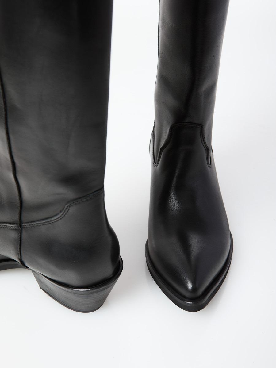 texano in pelle nero 201 NERO OVYE' 