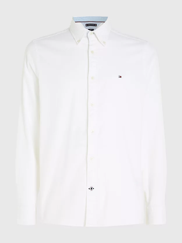 Camicia slim fit th flex MW0MW29164 YBL TOMMY HILFIGER 