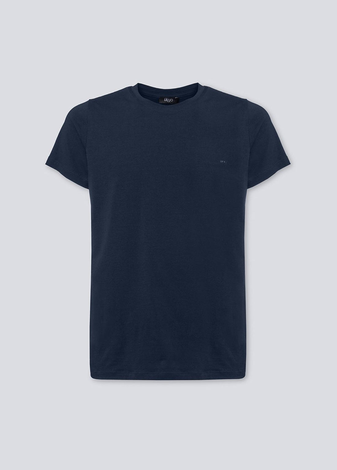 t-shirt maniche corte con logo M000P204 DK BLUE liU JO 