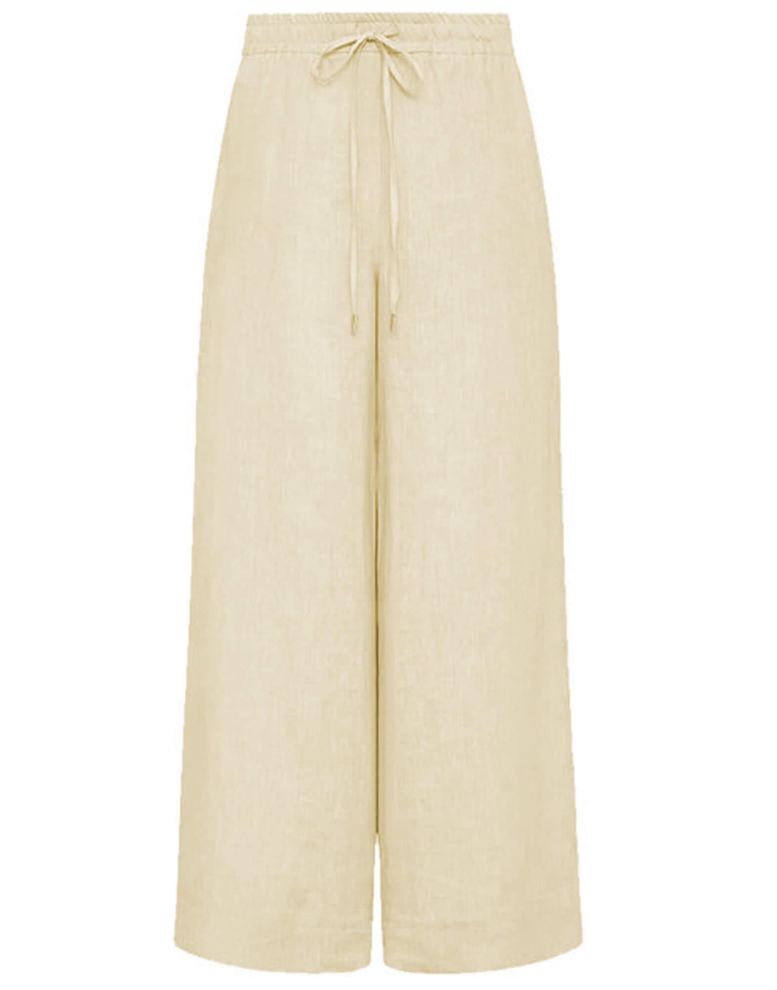 pantalone ampio in lino MATTINO 002 MARella 