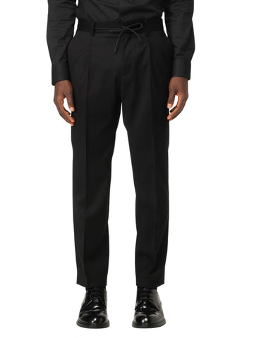 pantalone in tessuto tecnico stretch 3932P5004C 253759 99 MANUEL RITZ 