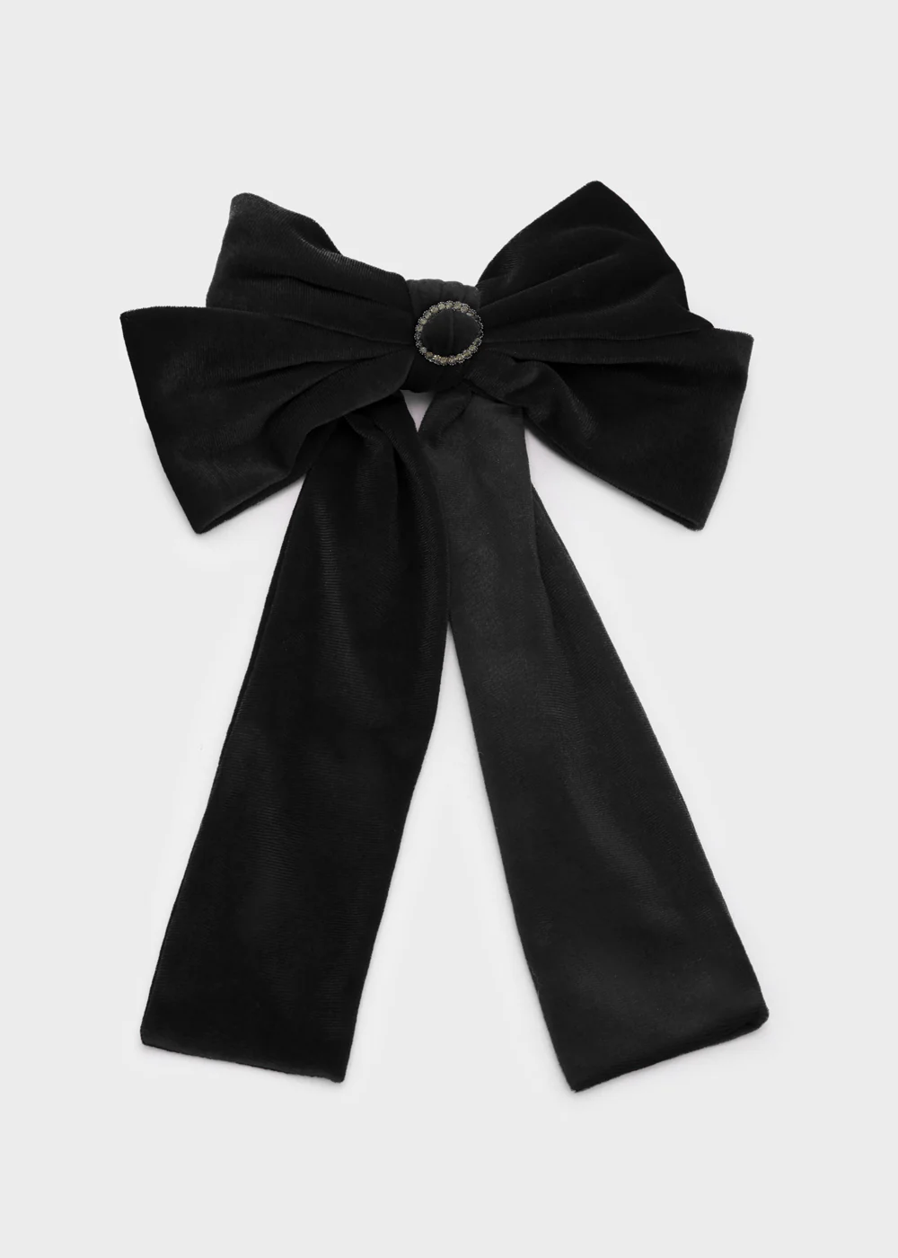 fermaglio con maxi fiocco LUFE0005 NERO NALI' 