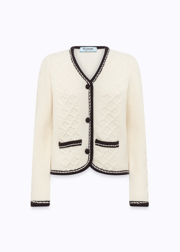 cardigan in misto lana RF5208MA43R 14300 Blugirl 