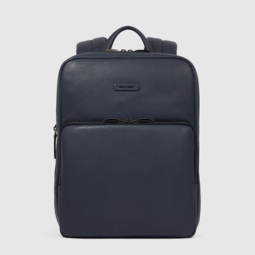 Zaino sottile in pelle CA6311MOS BLU PIQUADRO 