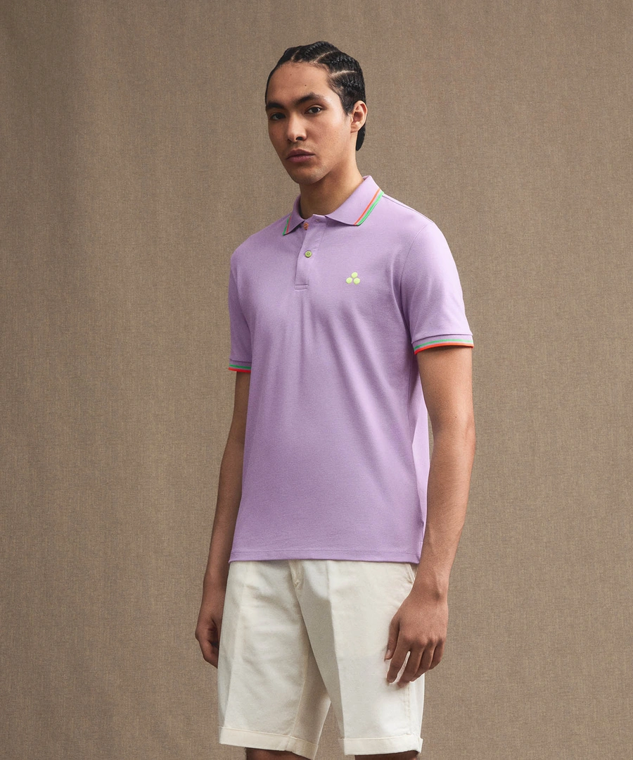 polo con contrasti fluo NEW SELANDIA STR 042 PeUTEREY 