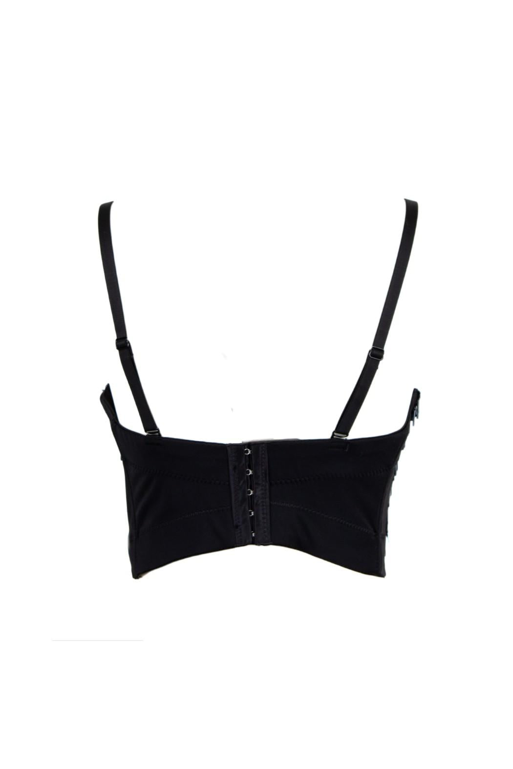 top corto pailettes FERSIT 122W5D6 NERO TPN 