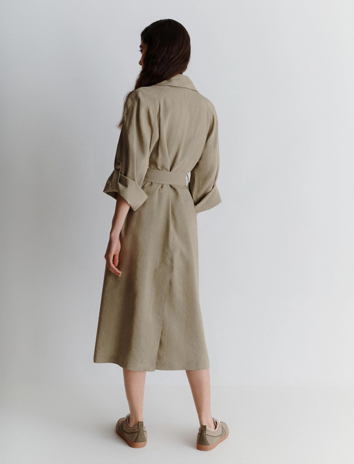 spolverino in lino stretch SNODO 004 MARella 