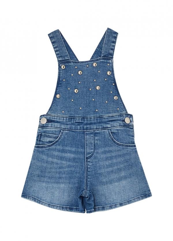abito salopette in denim KA6123D3246 79068 LIU JO JUNIOR 