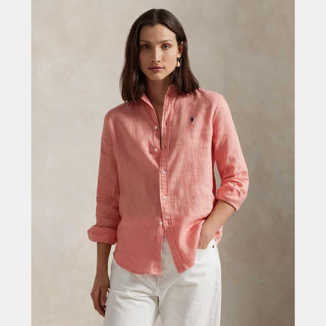 camicia lino classic fit 211-970730 014 RALPH LAUREN POLO 