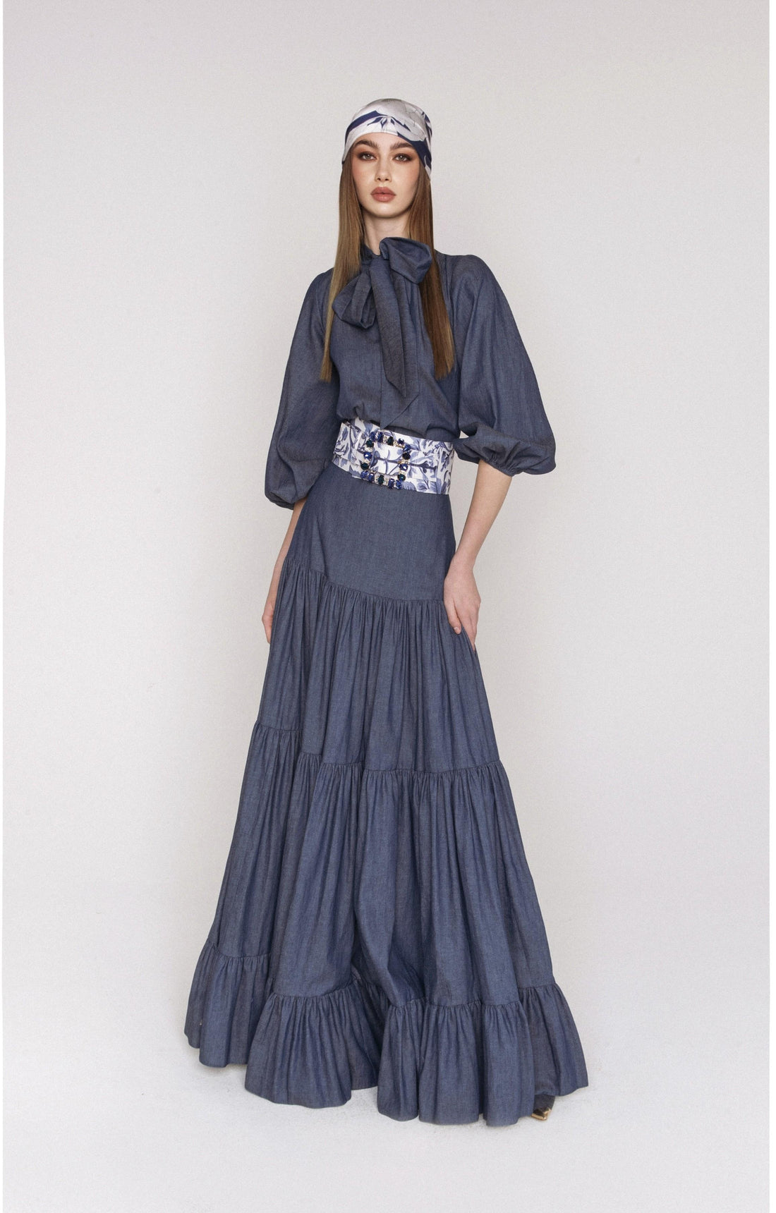 blusa effetto jeans GCR26KJ189J JEANS GIADACURTI 