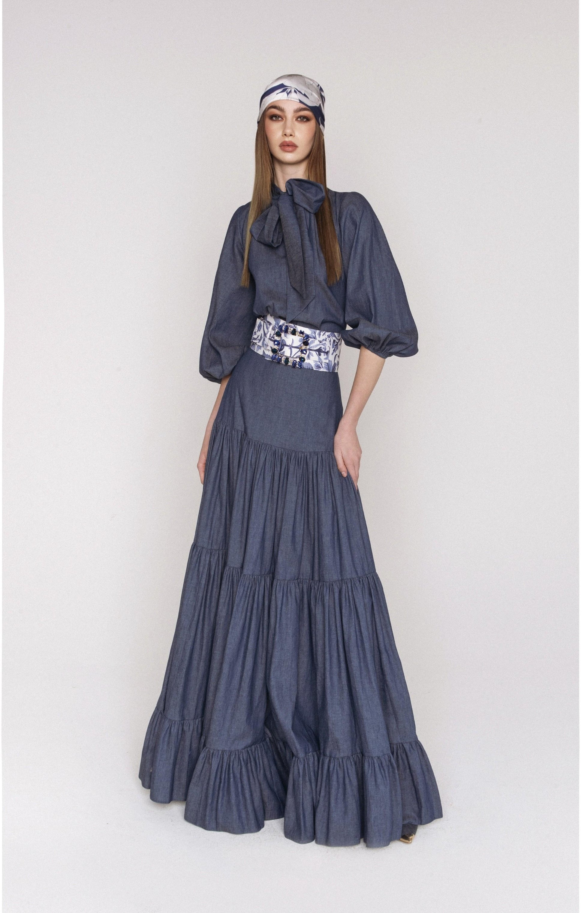 blusa effetto jeans GCR26KJ189J JEANS GIADACURTI 