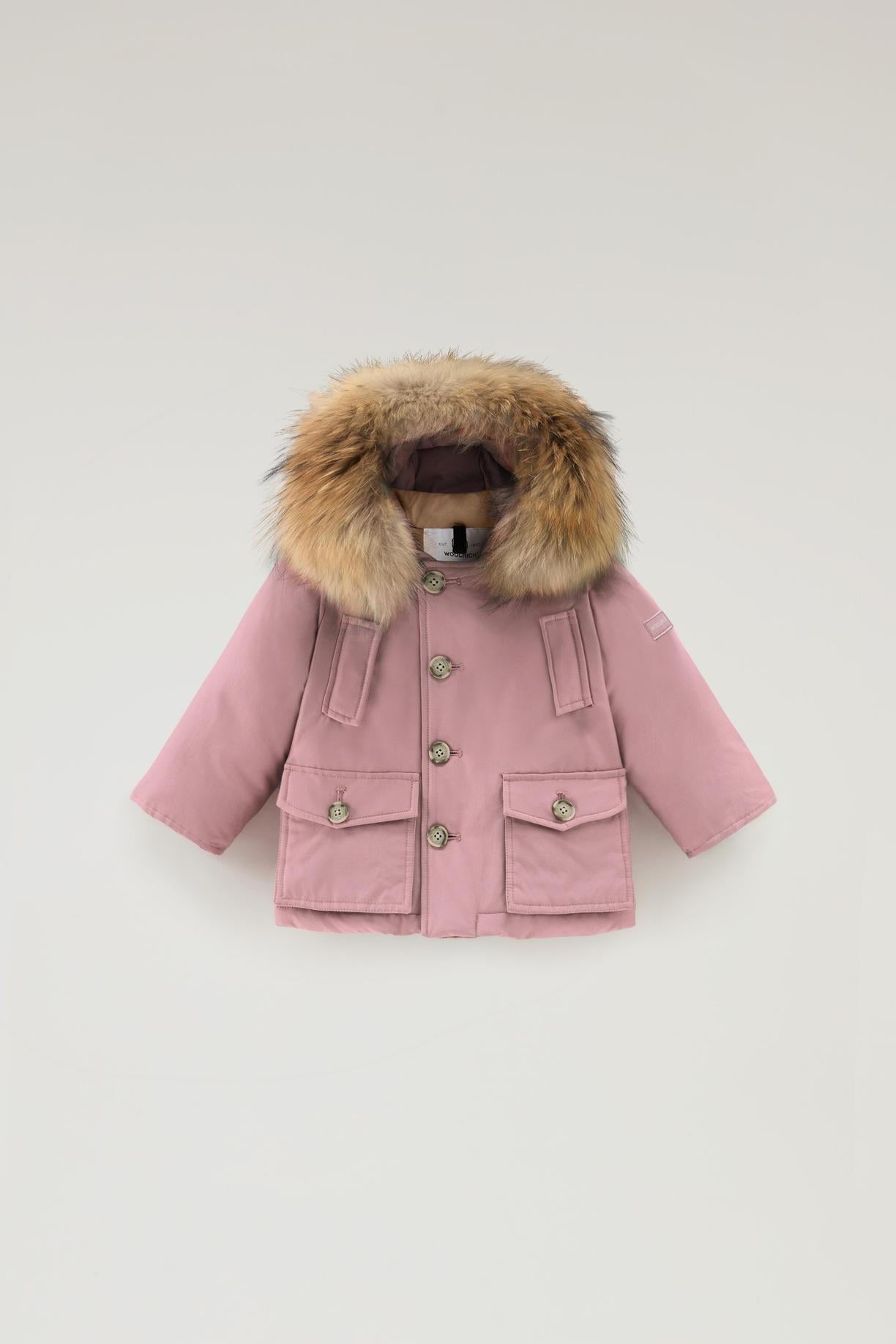 Parka in ramar clotch con pelliccia removibile CFWKOU0469MRUT0641 WDR WOOLRICH 