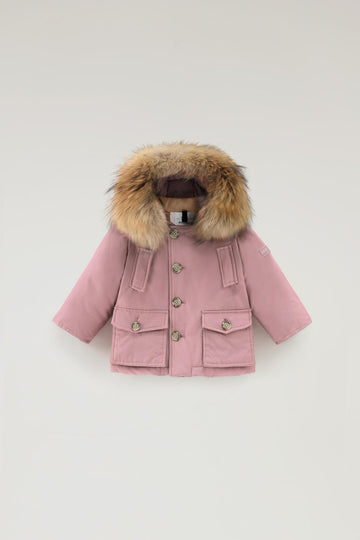 Parka in ramar clotch con pelliccia removibile CFWKOU0469MRUT0641 WDR WOOLRICH 