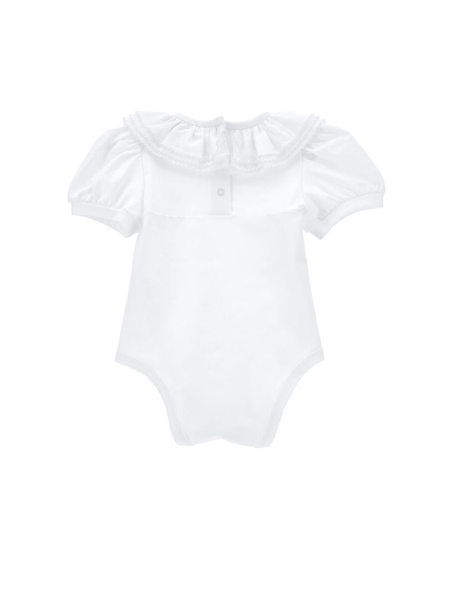 camicia con logo petto 37E300 5001 0099 MONNALISA 