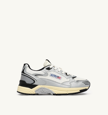 sneakers hyperway in pelle e mesh HYLWMV03 SILVER/BLACK AUTRY 