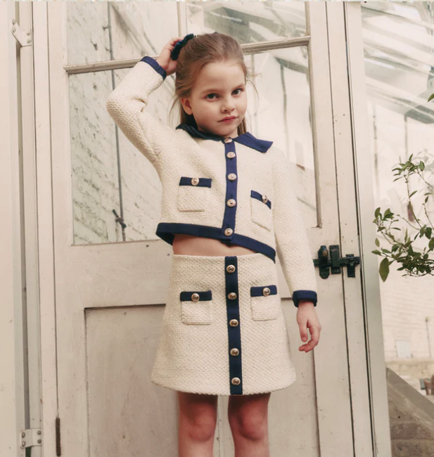 cardigan con bottoni e pailettes 720C-C CREAM SELF-PORTRAIT 