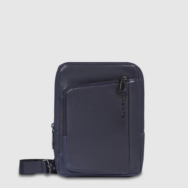 Borsello con scompartimento interno CA3084S134 BLU PIQUADRO 