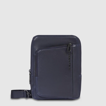Borsello con scompartimento interno CA3084S134 BLU PIQUADRO 