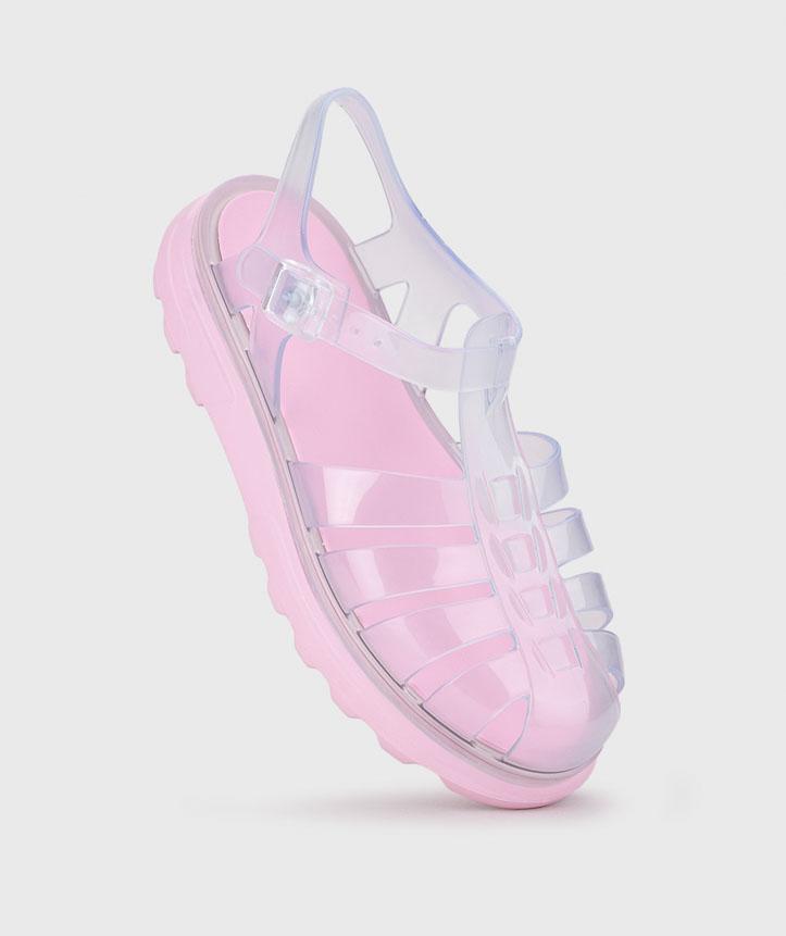 Sandalo Vega trasparente S10361-010 CRISTAL/ROSA IGOR 
