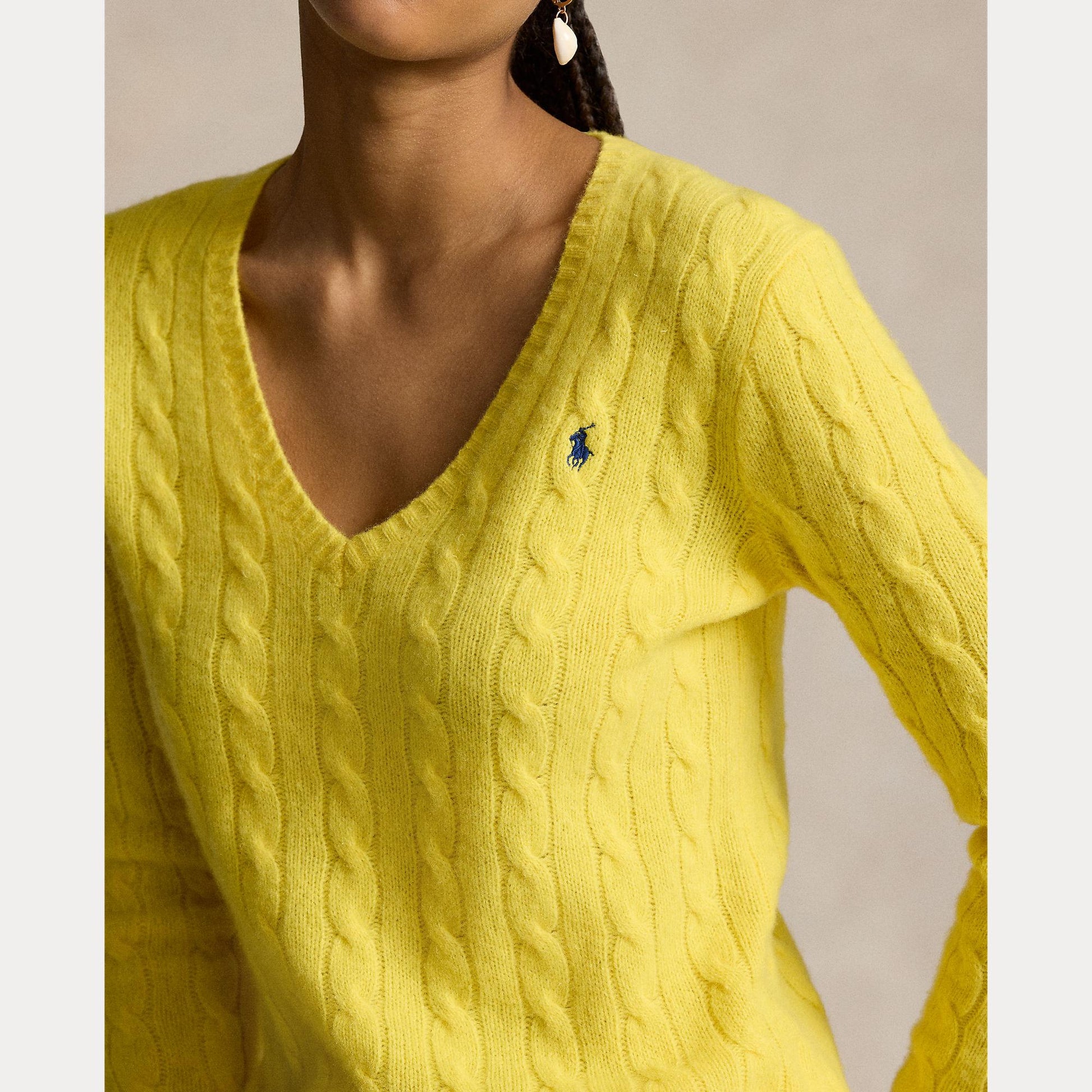 maglia trecce con cavallino 211-910422 019 RALPH LAUREN POLO 