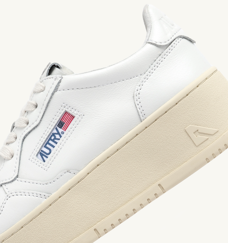 sneakers medalist platform PTLWLL15 WHITE AUTRY 